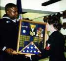 Danny at his retirement ceremony
